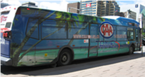 CAA Bus Advertisement